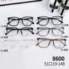 Lentes TR90 Montura Grande Sencillos y Cómodos Luz Anti-azul Ultraligeros Lentes Planos con Montura para Miopía Tono Shake Bonitos Modernos 8600