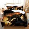 Set de Tres Piezas con Estampado de Animales Dinosaurio Exportación Transfronteriza de Amazon Funda Nórdica Funda de Almohada Ropa de Cama Impresión Digital 3D