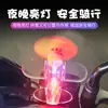 Avião Pequeno Iluminado Movido a Vento Brinquedo Infantil para Exterior que Brilha no Escuro Hélice de Plástico Avião Planador Fornecimento para Vendedores Ambulantes no Atacado