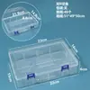 Caixa de Embalagem de Plástico Transparente Caixa de Exibição de Amostra de Ferramentas de Hardware Caixa de Embalagem de Peças Organizador de Acessórios Caixa de Armazenamento de Cartões