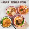 A8 tazón de fideos de porcelana de imitación melamina extra grueso comercial restaurante de fideos sombrero de bambú plato para sopa en polvo tazón para fideos estofados tazón para malatang vajilla