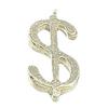 Manicura Transfronteriza Joyería Metálica al por Mayor Mini Uñas Cruz de Dólar Alas de Rayo Joyería para Manicura Desgastable
