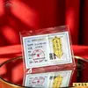 Pegatinas para Teléfono de Oro Puro 999, Láminas de Oro para Hacerse Rico de Princesa, Imanes de Refrigerador de Fortuna, Tarjetas de Oro de Tesoro, Regalos al por Mayor