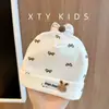 Chapéu de Algodão Puro para Recém-Nascidos Chapéu Fino de Primavera e Outono para Bebês Bolinhas Laço Sem Costura Proteção para a Cabeça do Bebê Chapéu para Fontanela