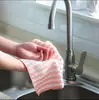 Abacaxi Coral Fleece Wipe Cozinha Doméstica Não é fácil de perder cabelo Não é fácil de grudar Absorvente de óleo Descontaminação Limpeza Lavar louça Toalha