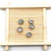 Direto da fábrica flor de trompete de cobre botão de metal borda de cobre strass fivela costurada à mão fivela decorativa para camisa joias DIY