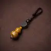 Artesanía de Calabaza Lacada con Incrustaciones de Nácar, Colgante de Calabaza Lacada, Colgante para Bolso, Colgante para Teléfono, Colgante para Llaves, Colgante para Coche, Accesorio Decorativo