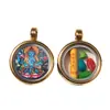 Tíbet Portátil Pequeño Thangka Ocho Santos Protectores Doce Zodiacales Thangka Manjushri Thangka Estilo Tíbet Cuerda de Mano Accesorios Joyería