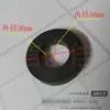 Liga de Alumínio Porta Retrátil Elétrica Acessórios de Plástico Bloco Garfo de Borracha Deslizante Gaxeta Manga Resistente ao Desgaste Conector de Clipe de Fio Guia