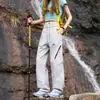 Calças de Caminhada Funcionais Estilo Outdoor para Homens e Mulheres, Novas Calças Retas de Perna Larga Primavera/Verão, Calças de Caminhada Esportivas Estilo Montanha