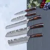 Listo para Stock Transfronterizo Patrón Malayo Juego de 6 Piezas Juego de 8 Piezas Cuchillo Cuchillo de Chef Cuchillo de Chef Cuchillo de Cocina Cocina Multiusos Cuchillo para Frutas