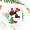 Nuevos accesorios para el cabello de Navidad lindos divertidos sombrero de Navidad lazo de árbol de Navidad clip de pico de pato juego de horquillas navideñas para niños