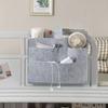 Bolsa de almacenamiento de fieltro para mesita de noche, portátil, colgante, para dormitorio, sofá, artículos diversos, litera, bolsa de almacenamiento multifuncional para mesita de noche.