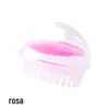 Escova de Shampoo de Silicone, Macia e Gentil para o Cabelo, Uso Duplo para Cabelo Molhado e Seco, Pente de Massagem Destacável Criativo para Cuidados com o Cabelo e Massagem