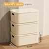 Caja de Almacenamiento Grande Gran Capacidad Miscelánea Snacks Almacenamiento de Juguetes Caja de Almacenamiento Cesta de Almacenamiento de Plástico para el Hogar con Tapa