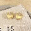 Anillo de metal europeo y americano con hebilla para la oreja, estilo simple, con personalidad y temperamento de moda para mujer, aretes que combinan con todo, joyería para la oreja