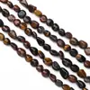 Piedra Natural Irregular Agujero Recto Forma de Cuentas Hechas a Mano DIY Collar Pulsera Colgante con Cuentas Accesorios de Joyería