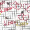 Nuevo Topper para Pastel de San Valentín Globo Corazón de Amor Silla Doble Decoración Acrílica Estilo Ins