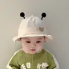 Sombrero de Bebé Estilo Coreano, Nuevo Modelo Primavera y Otoño, Sombrero de Pescador con Visera para Bebé Lindo y Adorable para Salidas