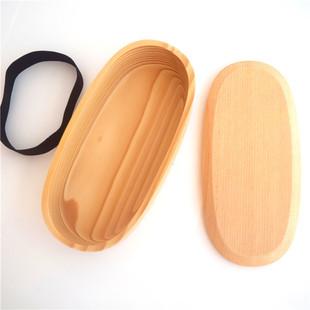 厂家直销 日式环携木制便当盒杉木整木环保便餐盒