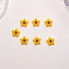 Flores Pequeñas Frescas, Flores de Cinco Pétalos, Accesorios para Uñas Artísticas, Pequeños Accesorios de Resina Tridimensionales, Accesorios Coloridos Portátiles para Uñas, Materiales para Manualidades