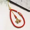2026 Cadena para Teléfono de Tendencia Nacional Cadena de Cristal para Teléfono Colgante de Perlas de Moda Correa de Muñeca Funda de Teléfono Correa