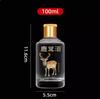 Licor Medicinal Transparente de 100 ml para Preservar la Salud Botella Pequeña de Vidrio Botella Vacía 0.1 kg Muestra Degustación Rellenable Botella de Licor Embalaje Caja de Regalo