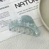 Clip de color sirena nuevo de primavera y verano Clip de tiburón de imitación coreana de ácido acético Pinza de pelo Joker de alta gama para mujer Accesorios para el cabello al por mayor