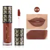 Labial Mate Mate Morado Azul Verde Negro Dorado Brillante Transfronterizo Europeo y Americano Taza Antiadherente Labial para Tía Brillo de Labios Color Tierra