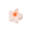 Presilha de Frangipani Colorida Doce de 4cm Venda Quente Transfronteiriça Acessório de Cabelo Doce Acessório de Cabeça Feminino Flor Acessórios de Cabelo Presilha de Cabelo Placa Atacado