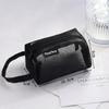 Monedero de malla cuadrada tridimensional de nailon simple, gran capacidad, llavero, tarjetero, monedero, bolsa de almacenamiento transparente