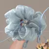 Elástico para coleta baja con lazo elegante, accesorio para el cabello para atar y peinar el cabello, diadema con estampado de leopardo, nuevo estilo 2026, cuerda para el cabello de estilo casual