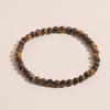 Pulseira de pedra natural quente 4mm transfronteiriça europeia e americana pulseira de contas de amizade para namoradas joias atacado de fábrica