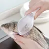 Raspador de escamas de peixe com tampa transparente/Raspador de escamas de peixe com tampa/Plaina raspadora de escamas de peixe