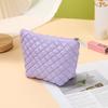 Bolsa de Cosméticos Plisada de Celebridad de Internet Moda 2024 Nueva Bolso Pequeño Versátil Estilo Occidental Bolso Casual Estilo Coreano para Mujer Bolso de Mano para Mujer