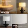 2026 Luminária de Mesa de Madeira Maciça Designer Criativa Estudo High-End Simples Estilo Madeira Natural Atmosfera Quarto Luminária de Cabeceira