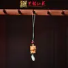 Pendente de Corrente para Celular de Pequena Cabacinha em Jacarandá Chaveiro de Carro Yiming Xianyuan Presente Criativo Pingente para Homens e Mulheres