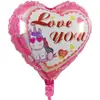 Colección Globos de Película de Aluminio en Forma de Corazón de 18 Pulgadas para San Valentín, Globo para Confesión de Boda, Globo Decorativo para Fiesta, Papel de Aluminio