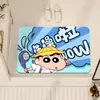 Alfombra de Piso para Baño de Dibujos Animados Crayon Shin-Chan, Absorbente de Agua, Antideslizante, Secado Rápido, Alfombrilla Suave de Diatomeas para Pies, Alfombra para Baño del Hogar