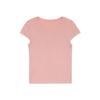Le Hu 24 Primavera y Verano Francés Elegante Ajustado Skinny Manga Volante Camisa de Punto Cuello Redondo Pequeño Manga Corta Suéter Coreano 6502