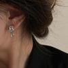 Brincos Quadrados de Zircônia com Pedras tipo Diamante, Design Exclusivo, Brincos de Alta Qualidade, Femininos, Estilo Coreano, Elegantes, Brincos de Celebridade da Internet