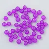 Cuentas Redondas de Gelatina Acrílica Color Caramelo Agujero Recto Cuentas de Color Material para Manualidades DIY Cuentas Sueltas Fabricante Venta al por Mayor