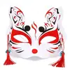 Máscara de Zorro Pluma Luminosa Media Cara Cara de Gato para Hombres, Mujeres, Niños Fiesta Baile Halloween Suministros para Actuación Metabo