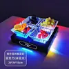 Plato de Frutas con Luz LED Barra KTV Acero Inoxidable Doble Capa Triple Capa Fruta Snack Bandeja de Snacks Creativa Uso Comercial