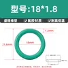 Sello O-Ring de Caucho Fluorado Resistente al Aceite Diámetro de Alambre 1.8mm* Diámetro Interior 1.6-166 Sello de Goma Tipo O
