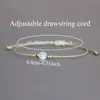 Pulseira Tecida de Novo Produto Transfronteiriça Pulseira de Corda Trançada com Pedra Natural Pulseira com Cordão Lunar da Lua