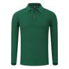 Polo de solapa de manga larga ropa de trabajo personalizada primavera y otoño ropa de trabajo camisa publicitaria corporativa logo herramienta camiseta personalizada