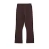 Atacado de Roupas Femininas Transfronteiriças Estilo Europeu e Americano 2026 Início da Primavera Novo Conjunto de Top de Manga Curta Slim Fit Cor Sólida + Calça Longa Casual