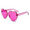 Óculos de Sol Jamie 008 em Formato de Coração Estilo Europeu e Americano Personalizados para Mulheres Lentes Oceânicas Peça Única de PC