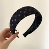 Diadema de Punto Floral de Alta Gama Vintage de Ala Ancha para Mujer, Pinza para el Cabello de Corona Alta, Tocado Versátil de Moda, Nuevo Estilo para Lavarse la Cara